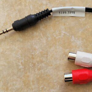 HP 5189-3898 Touchsmart Y-audio Composite Cable